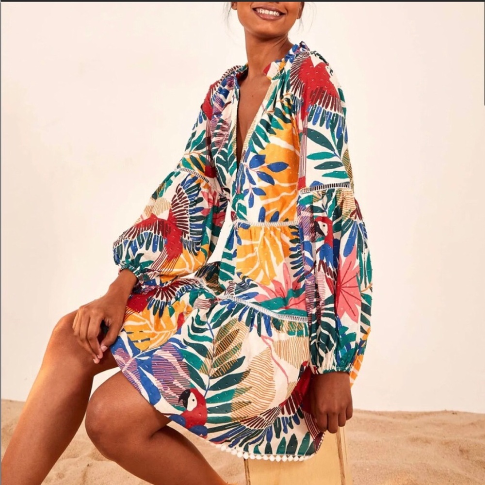 Farm Rio Macaw Dress